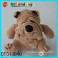 Fashional Style 2015 hot selling stuffed plush dog pug toy